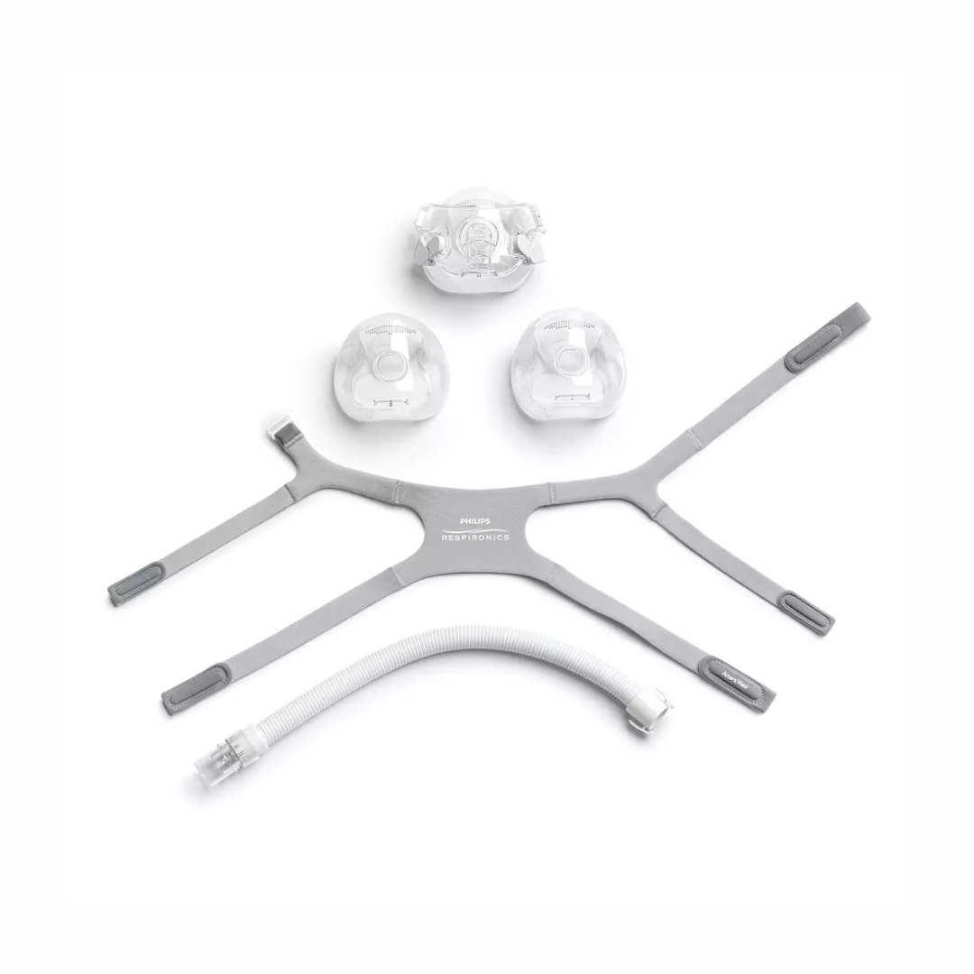 Amara View Full Face CPAP Mask with Headgear Fitpack 1090670 By Philips